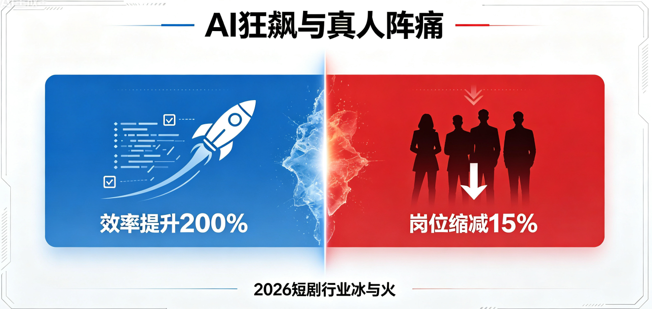 AI狂飙与真人阵痛：2026年短剧行业的冰与火之歌