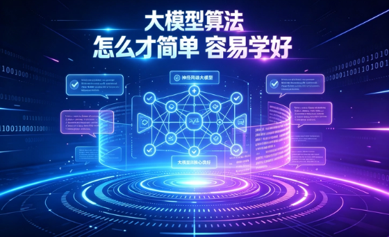 大模型算法 怎样学才简单 易学