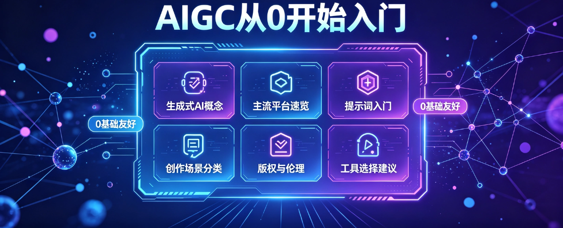 AIGC 从 0 开始入门