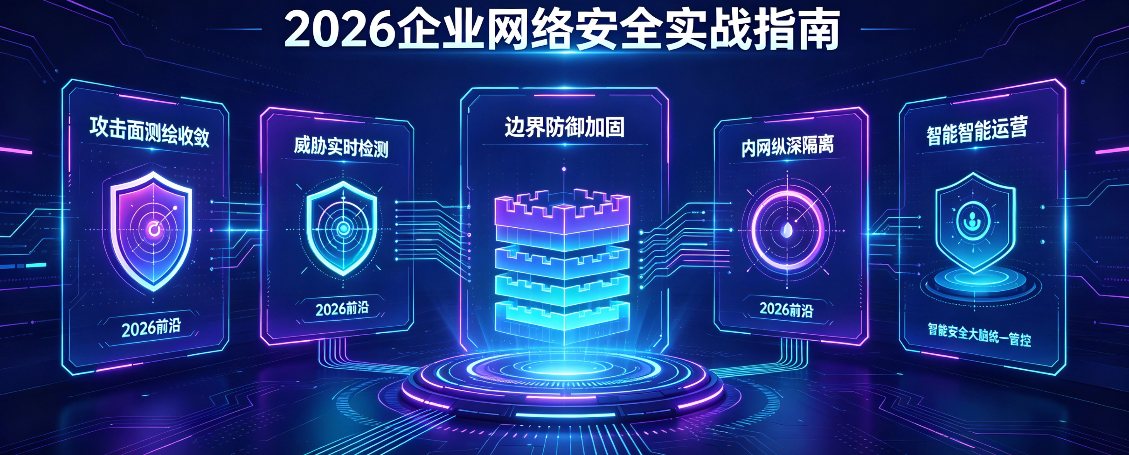 2026企业网络安全实战指南：从攻击面收敛到纵深防御体系构建