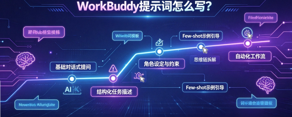 WorkBuddy提示词实战指南：从模糊指令到精准执行，让AI真正替你干活