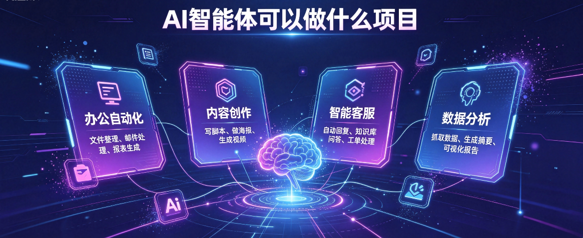 AI 智能体可以做什么项目    怎么才能学好AI智能体