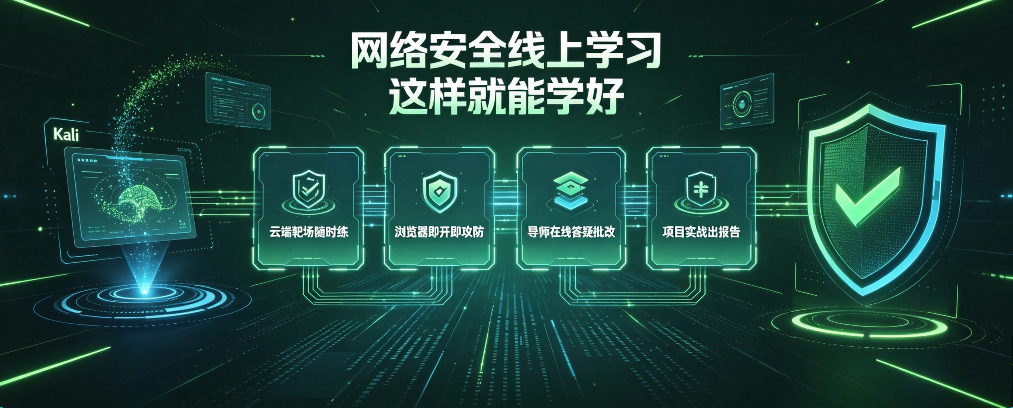 网络安全线上学习   这样就能学好