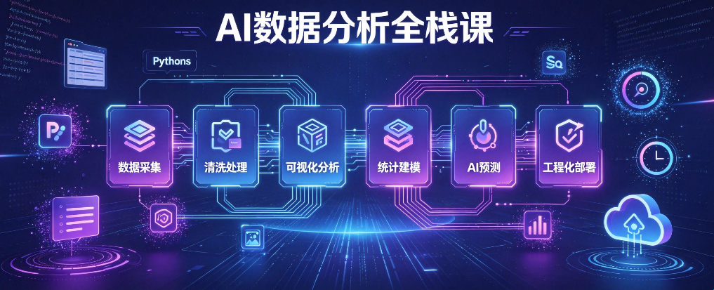 AI 数据分析全栈课