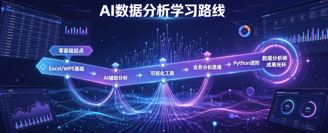 AI 数据分析学习路线  